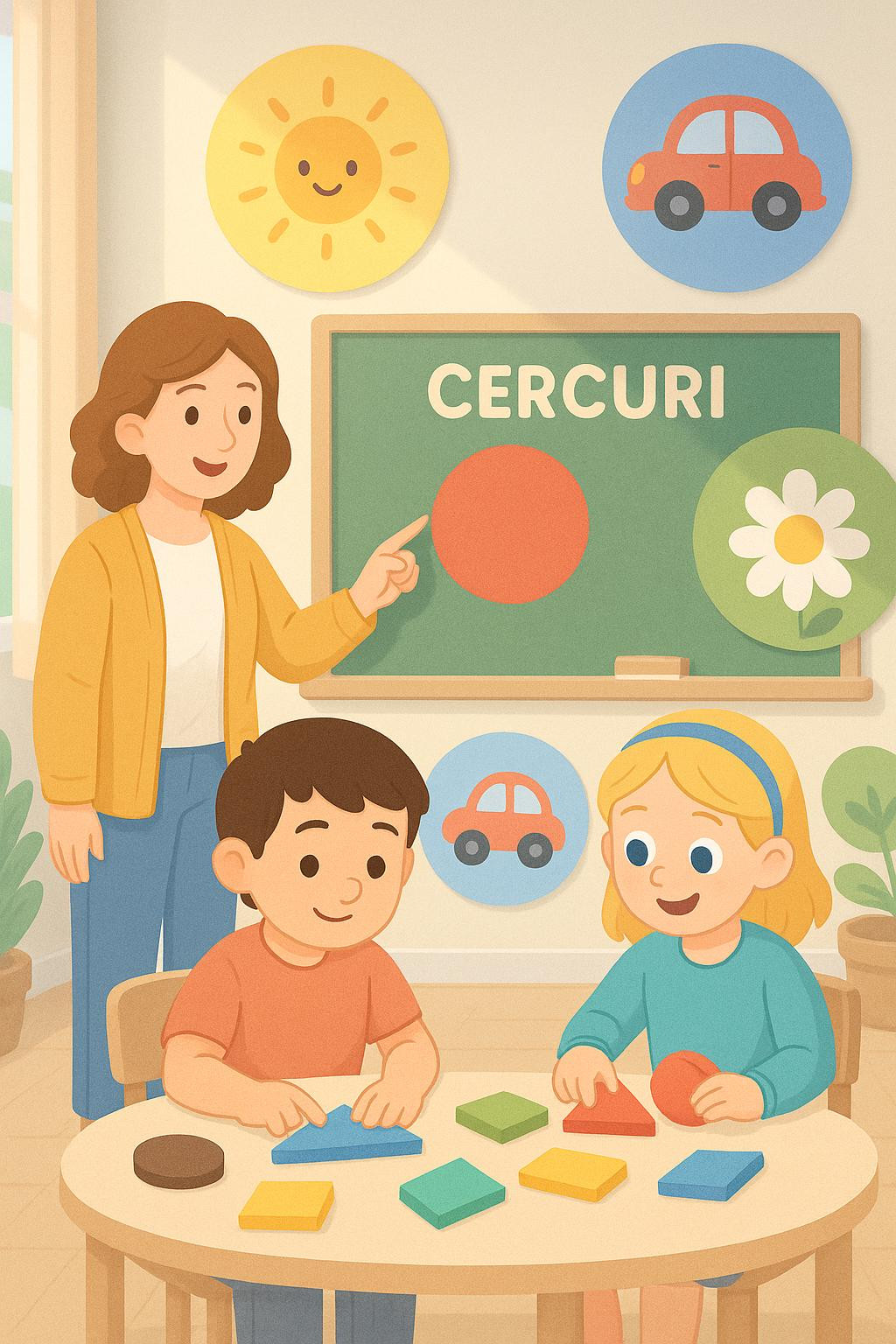 Proiect de lecție – Elemente de matematică: Cercul