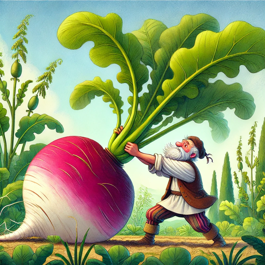 Ridichea uriașă- poveste populară rusească